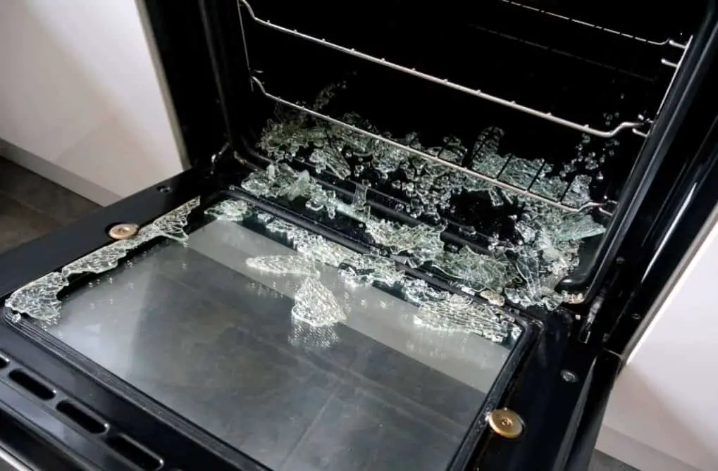 glasswares break in the oven