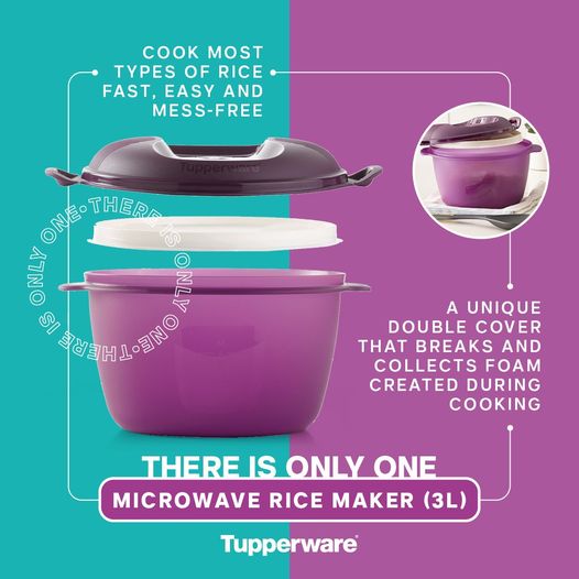 Tupperware rice cooker instruction booklet