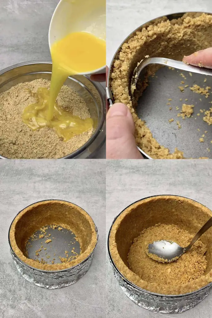 what happens if you put too much butter in a cheesecake crust